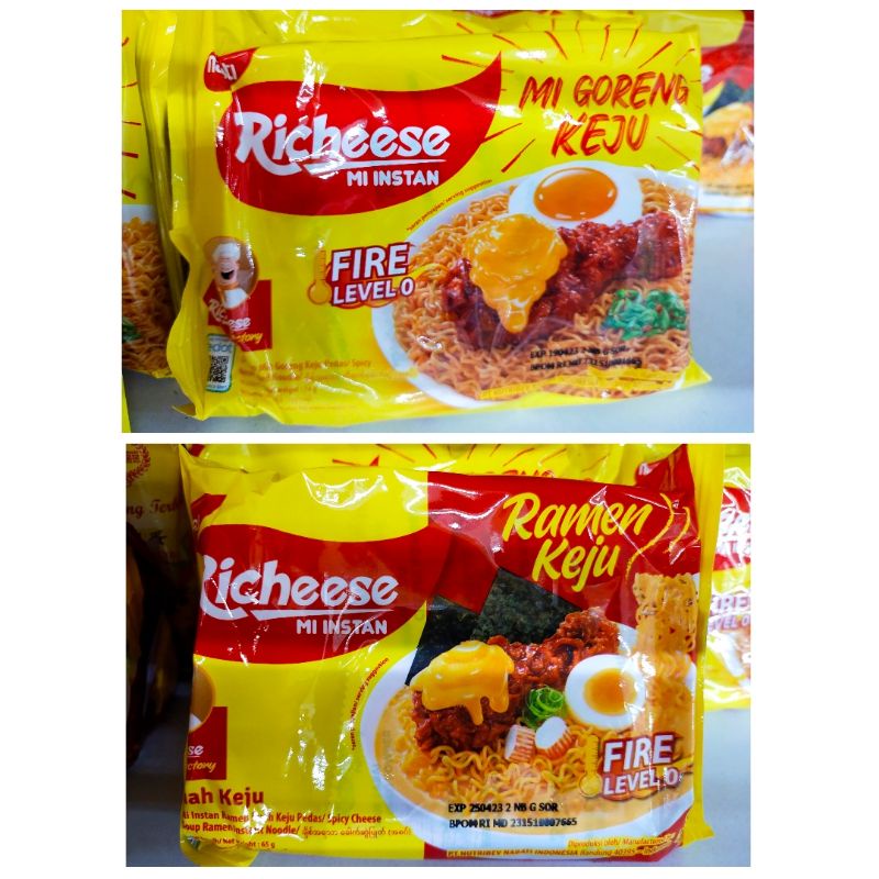 

RICHEESE Mie Instan Mie Goreng Keju dan Ramen Keju
