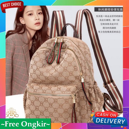 Tas Ransel Wanita Kuliah Muat Laptop Remaja Terbaru 2021 Trend 2022 Sekolah Smp Sma Favorit Terpopul
