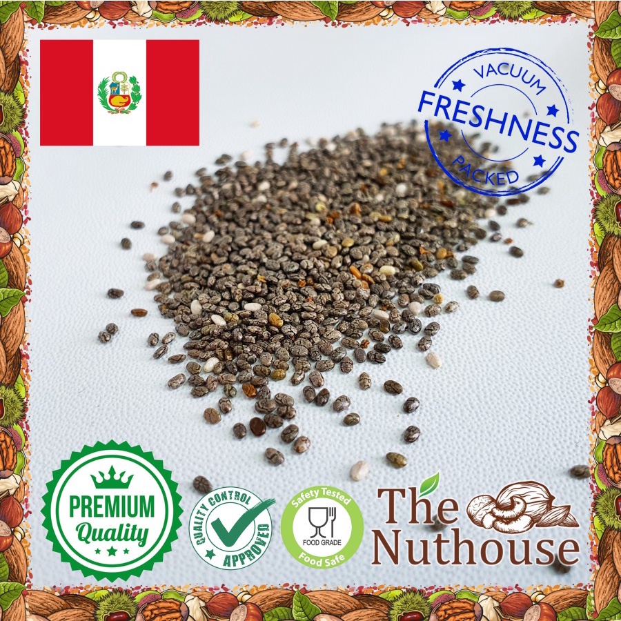 1kg Black Chia Seeds - Peru [Organic Chia Seed]