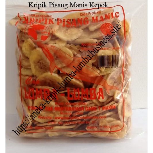 

Kripik Pisang Manis Kepok Cap Lumba-lumba