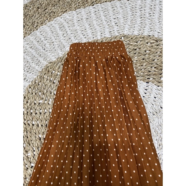 ROK PLISKET MOTIF POLKADOT MINI // ROK MOTIF POLKADOT KECIL // ROK POLKADOT