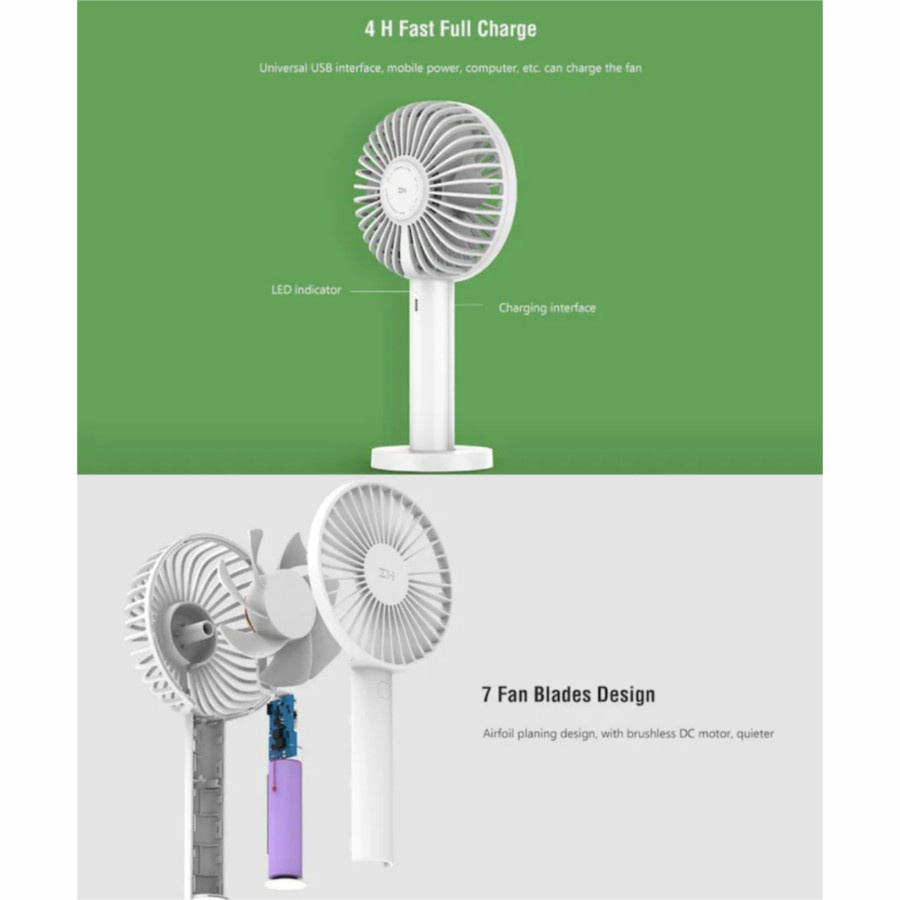 ZMI AF215 Portable Fan 3350mAh Kipas Listrik Mini