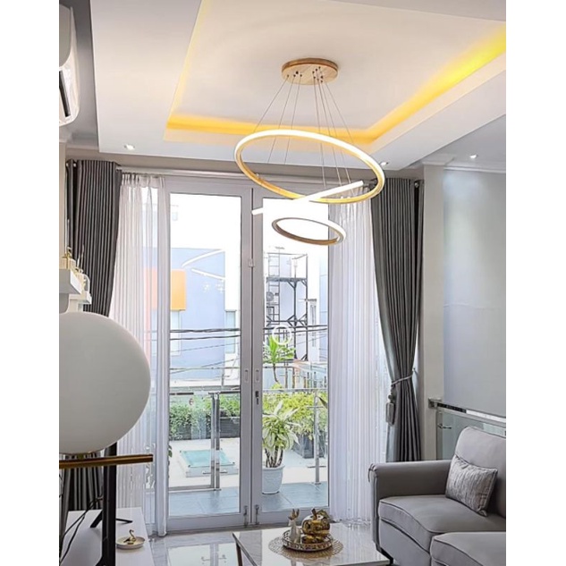 lampu gantung LED remot