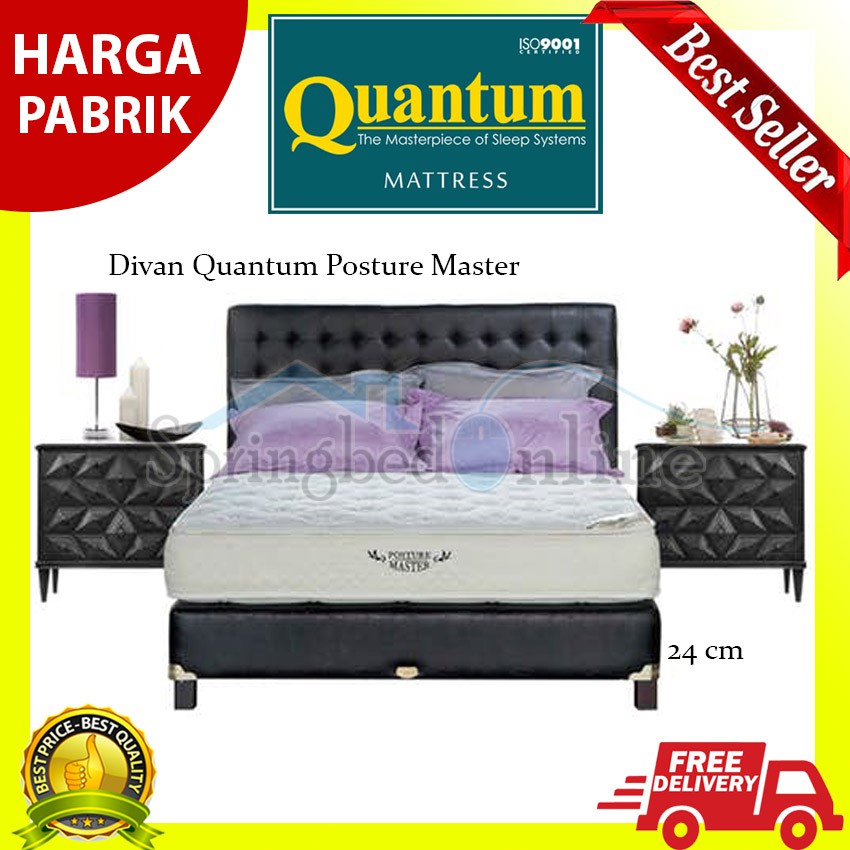 Divan Quantum Posture Master - Springbed Kasur saja