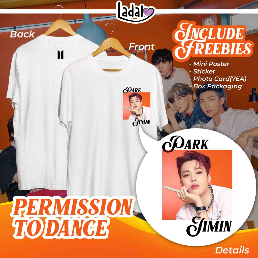 BTS BUTTER CREAM VER TSHIRT  - Baju BTS Butter Permission to dance