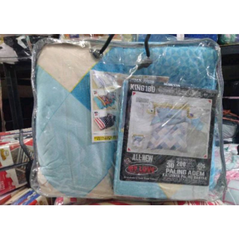 bedcover my love / bedcover 180X200 / bedcover bagus / bedcover murah / bedcover