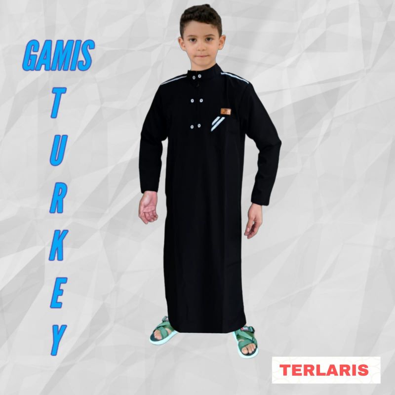 KONVEKSI BESAR/Gamis AR-RIZQI anak laki laki/gamis pakistan anak terlaris bahan adem anak 1-15  Tahun