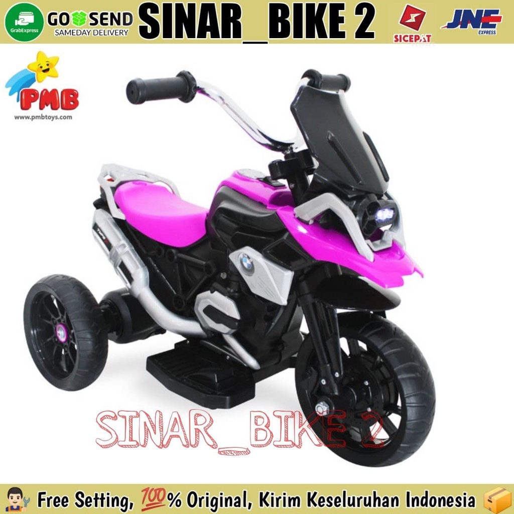 Mainan Ride On Motor Aki Roda Tiga Tricycle PMB M-888 Musik lampu