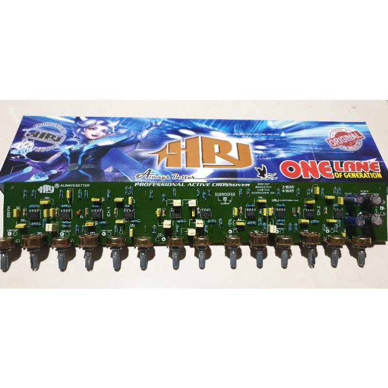 Kit Crosover 4 Way+Subwofer  frequency  Ful Mkm Ic Ori Hrj