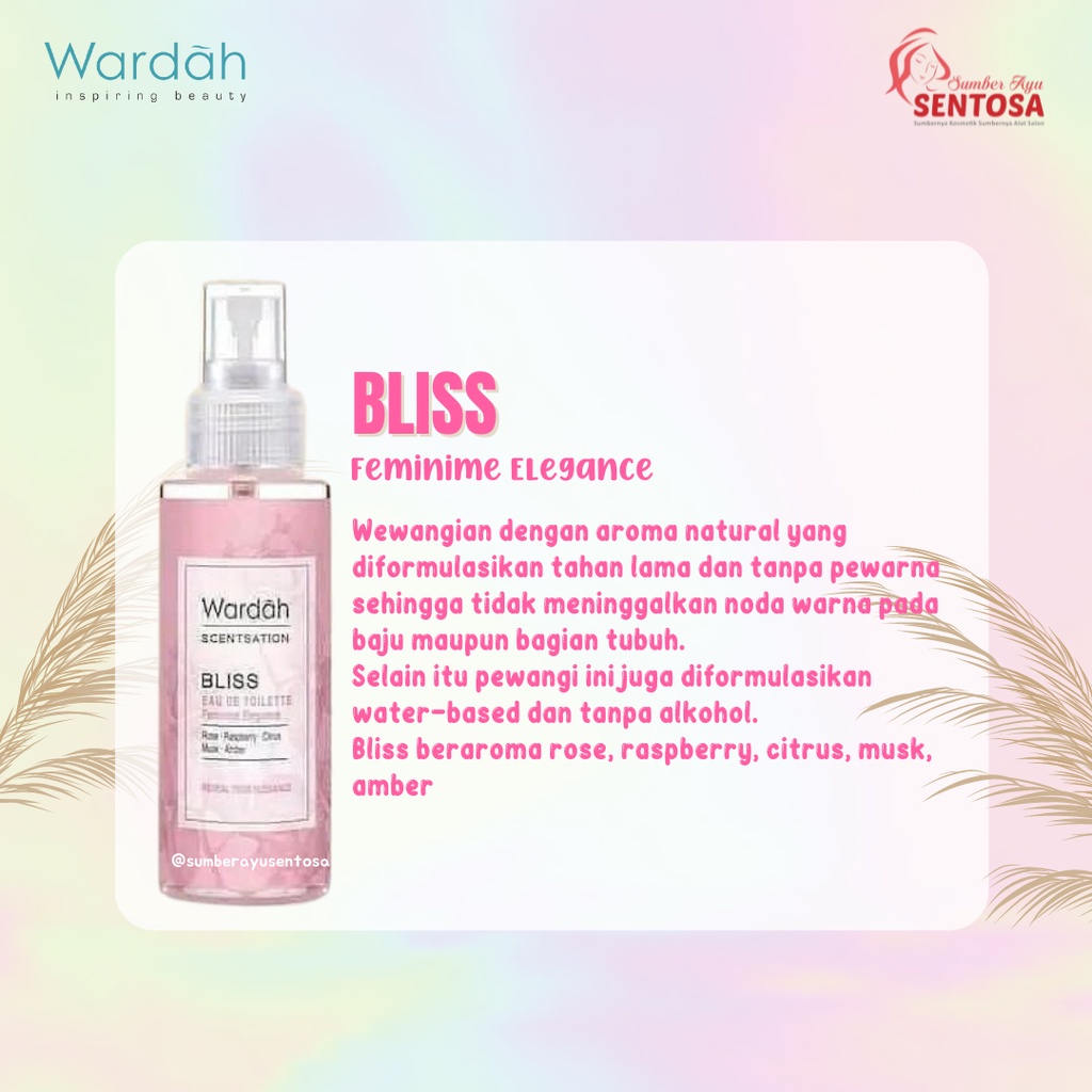 WARDAH SCENTATIONS BODY MIST 100ML