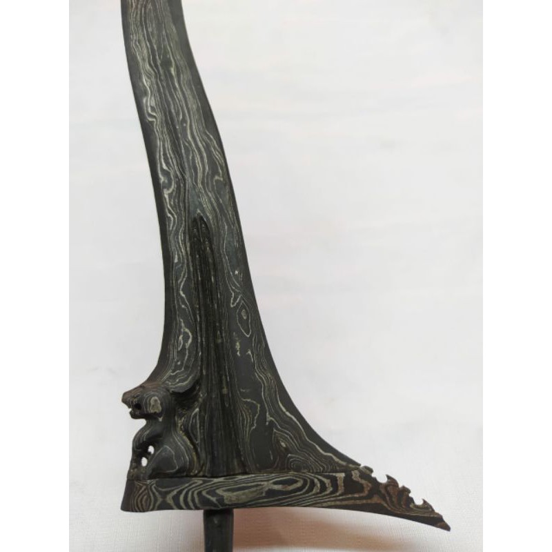 Keris Singo Barong Antik Sepuh  Luk 3 Pamor Wahyu Tumurun Tangguh Kamardikan