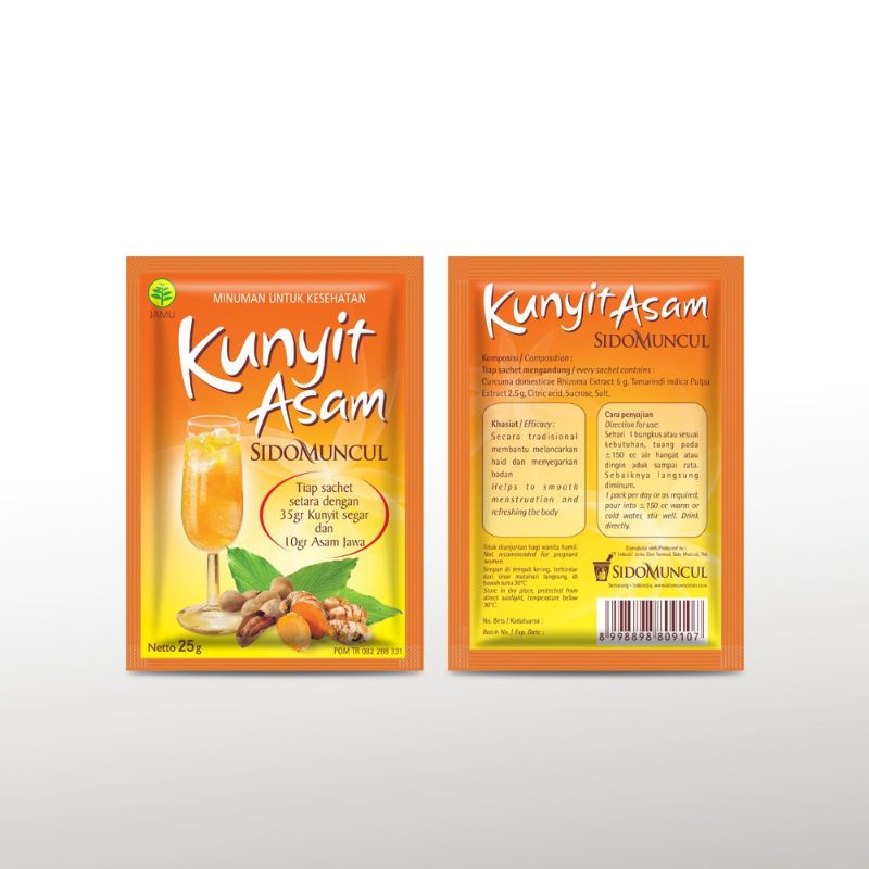 Kunyit Asam sidomuncul isi 5 sachet