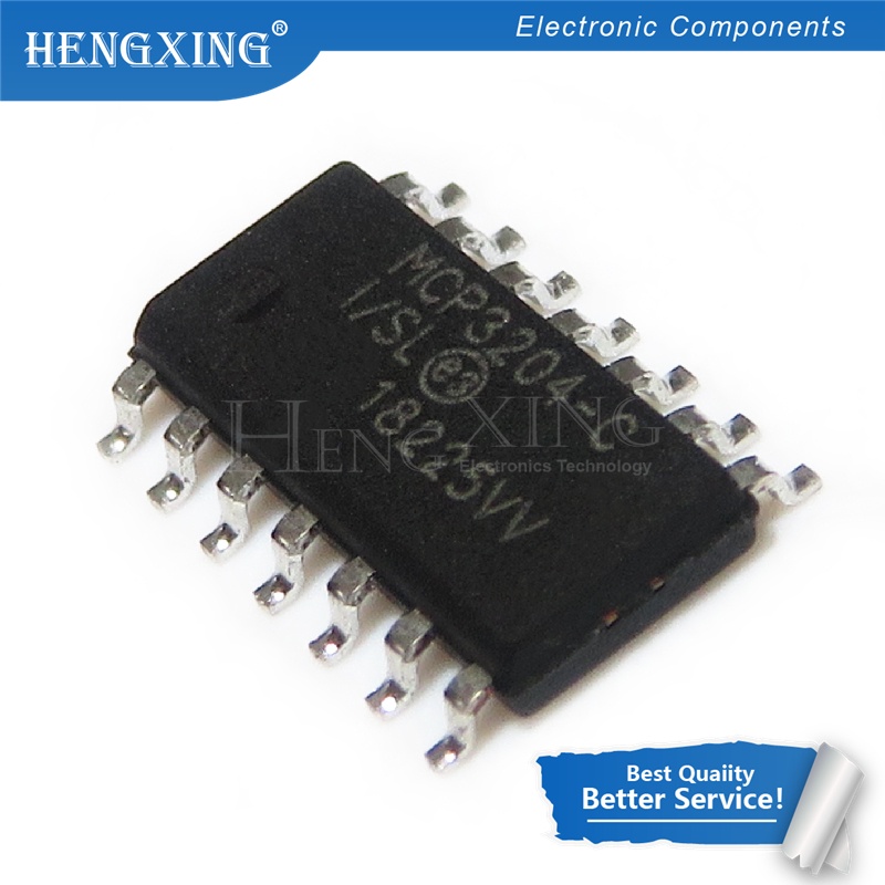 10pcs Ic MCP3204-CI / SL MCP3204-C MCP3204 SOP-14