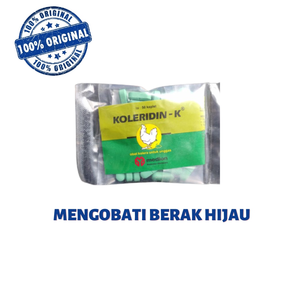 KOLEREDIN K 50 kapsul CRD ,berak hijau