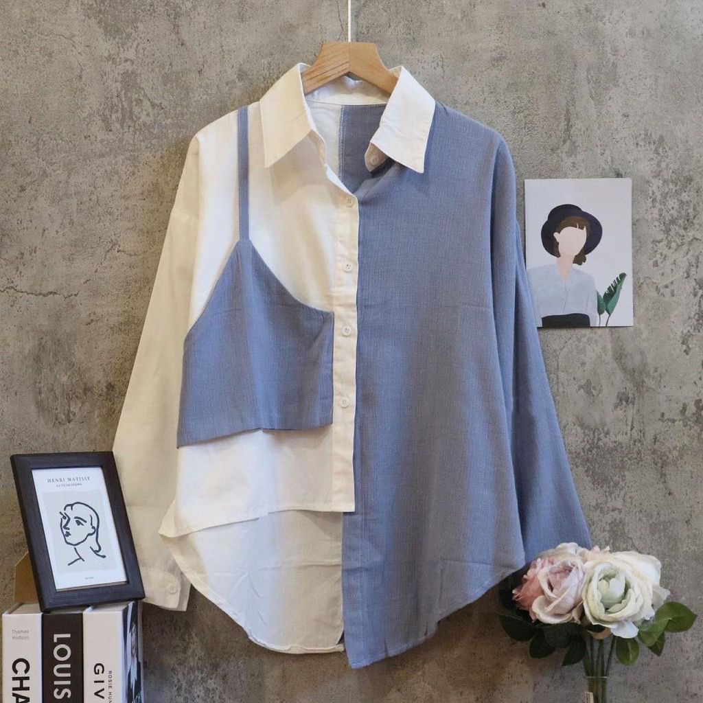 1KG MUAT 5PCS | LUKY BLOUSE KOMBINASI HITS OOTD SELEBGRAM FASHION KOREAN STYLE GROSIR MURAH WANITA