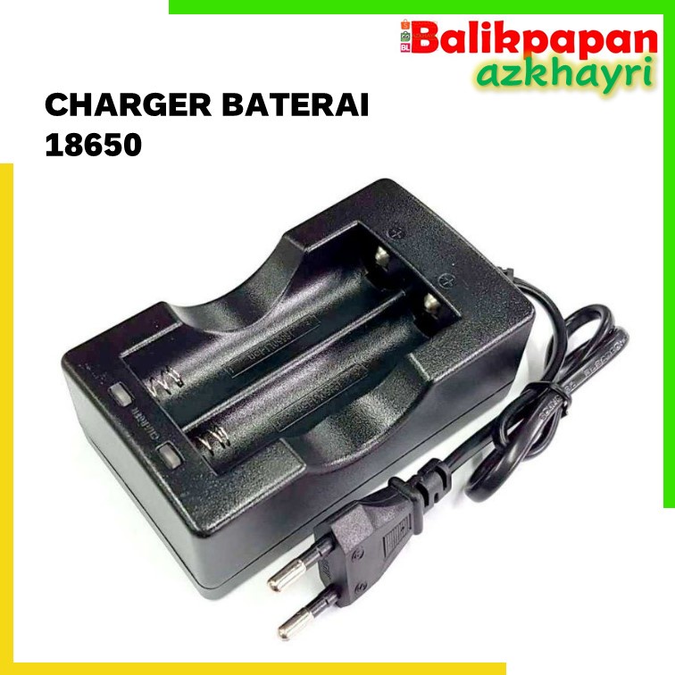 Charger Baterai 2 x 18650 2 slot taffware