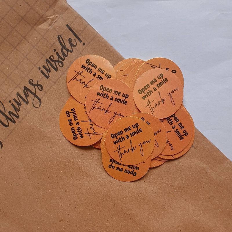 

PROMO STICKER THANK YOU [READY SIAP KIRIM]