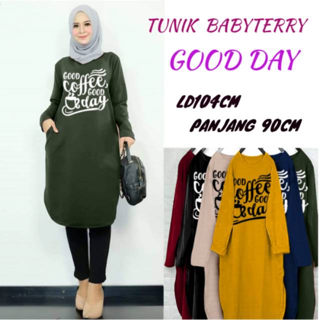 GR TUNIK GOOD DAY BABYTERRY BERKUALITAS