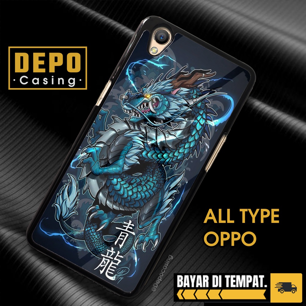 Case Oppo A37 A37F NEO 9 Casing Oppo A37 A37F NEO 9 Depo Casing [DRGN] Case Glossy Case Aesthetic Cu