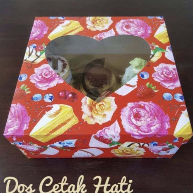 Dus Tart HATI Dus Tart Tutup Hati Kerdus Kue  Tart 