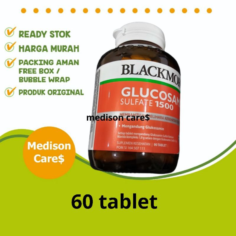 BLACKMORES glucosamin sulfate 1500 | isi 90 tab