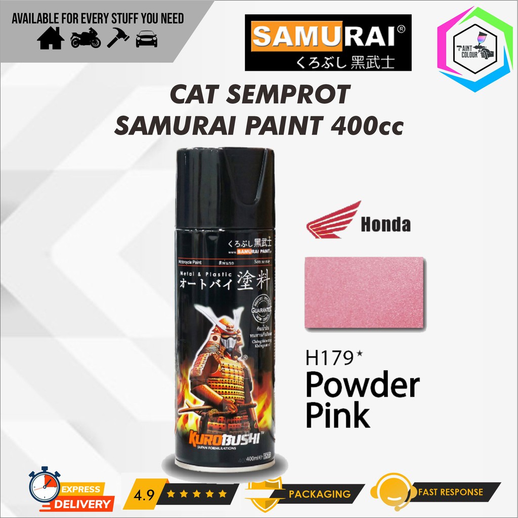 Samurai Paint H179* Powder Pink Cat Semprot/Pylox/Gundam/Motor