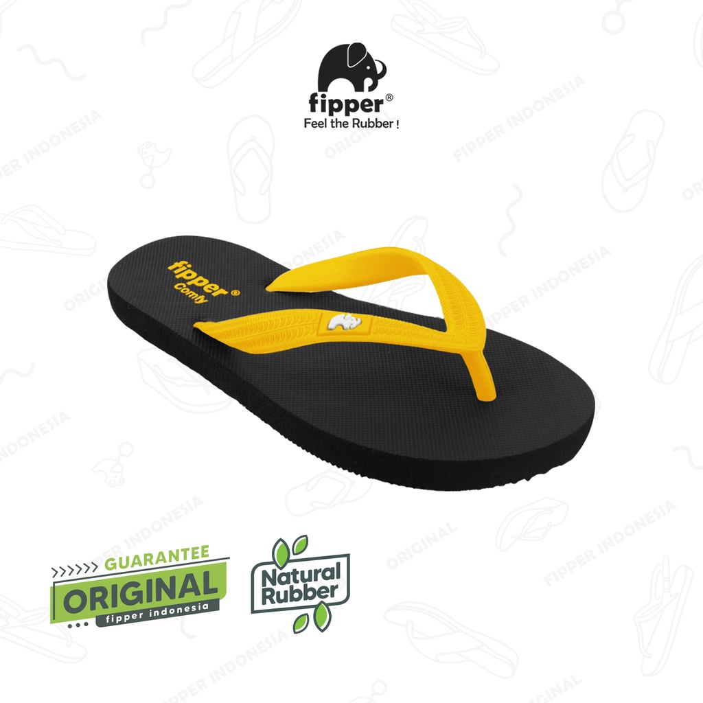 Fipper Comfy New Black/Yellow Original