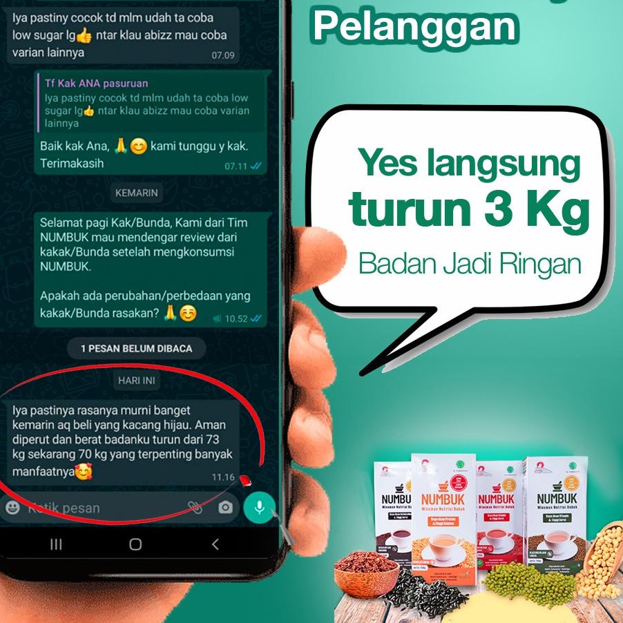 

Swip up!!! NUMBUK MINUMAN DIET SARI BUBUK KEDELAI KACANG HIJAU BERAS MERAH ORGANIK KAYA PROTEIN #PRICEDISCOUNT