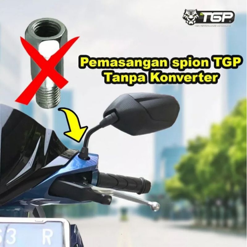 Kaca spion mirror delta yamaha short bar tgp