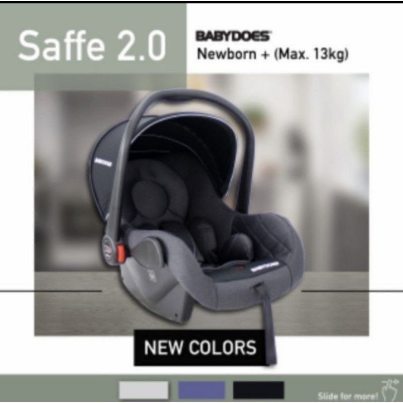 Carseat Babydoes Saffe 2.0 Carrier Babydoes saffe / Dudukan Bayi Dalam Mobil