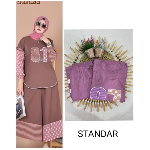(Bisa COD)Set Celana Ala Numia//Terbaru