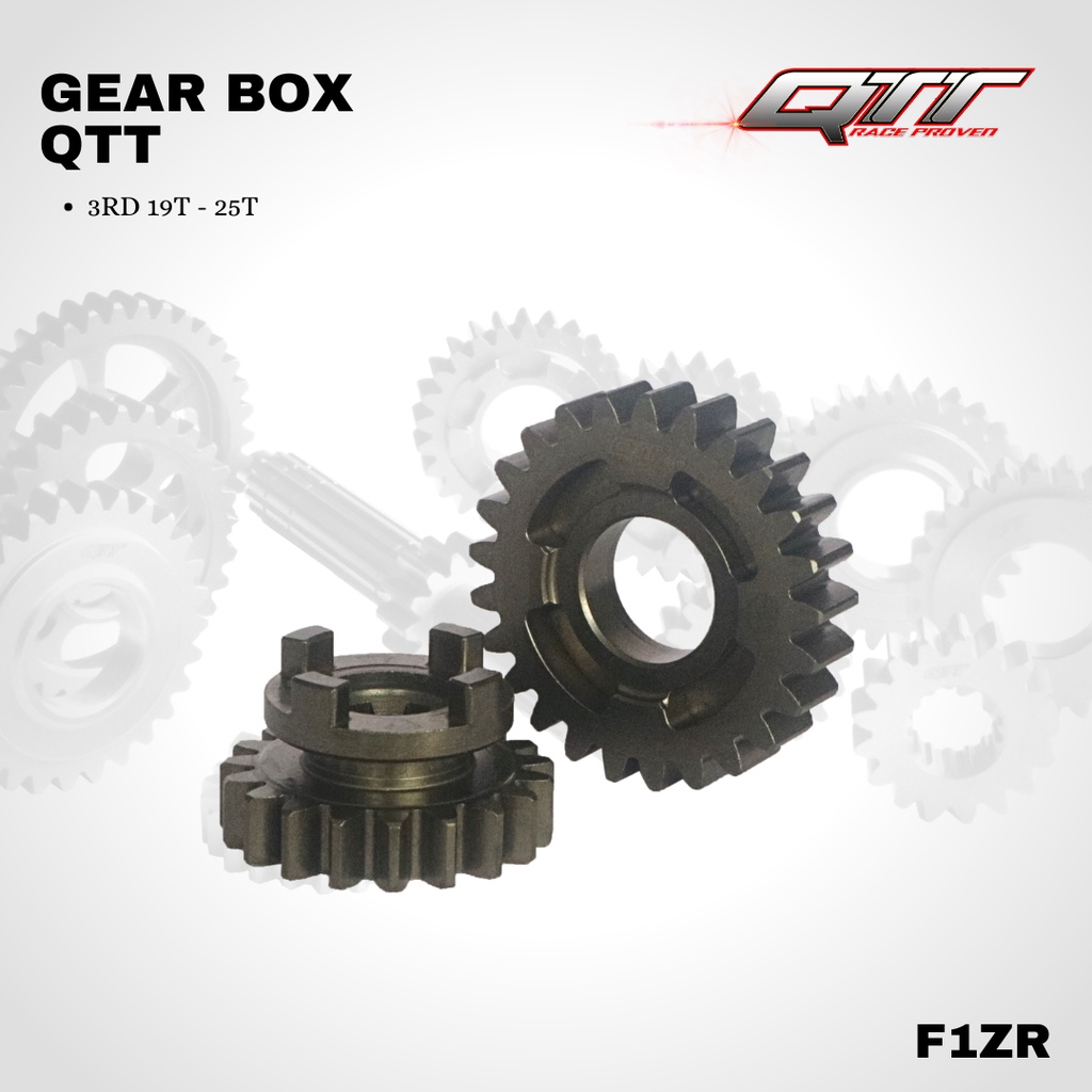 Gear rasio Gear box QTT F1zr F1 3RD 19T-25T