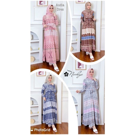Gamis Nazkya Audia Dress Original Muslim