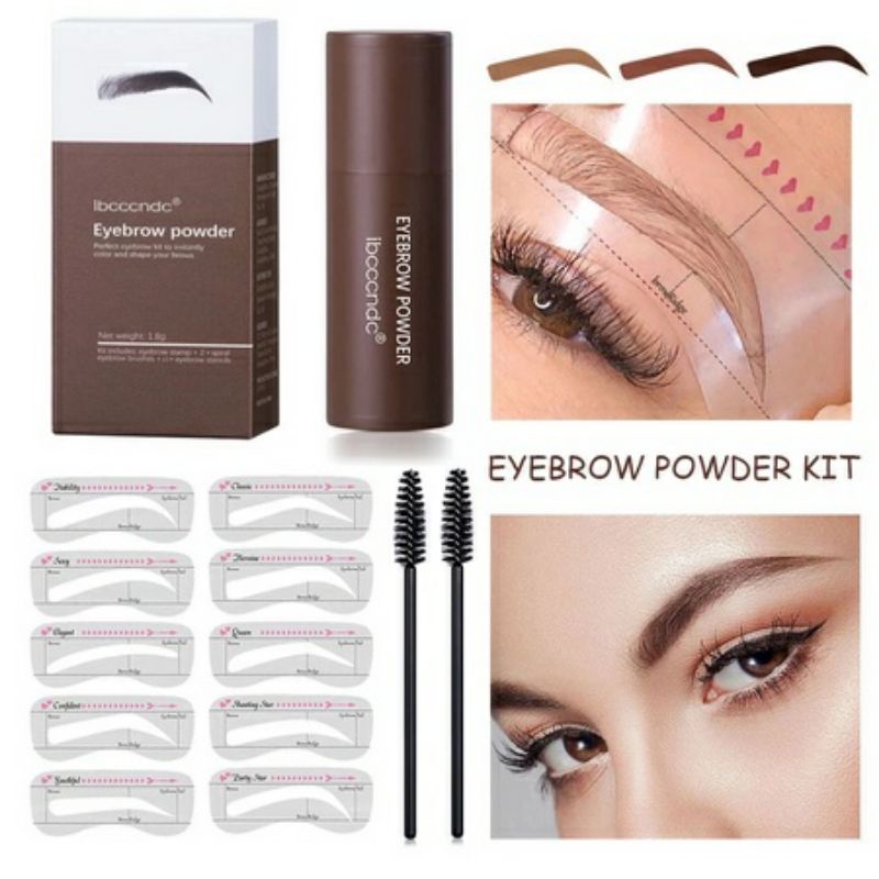 IBCCCNDC EYEBROW POWDER CETAKAN ALIS INSTAN EYEBROW STAMP ALIS