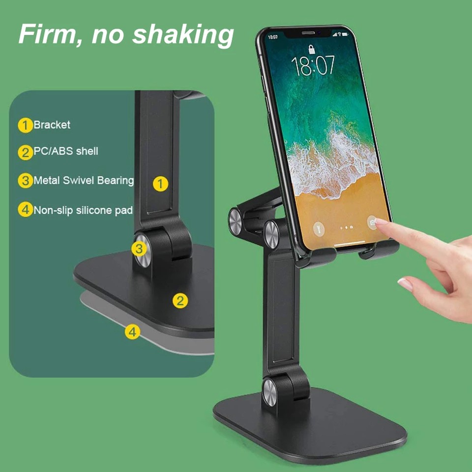 Holder Meja Transformer Lipat Smartphone dan Tablet Ipad | Accezz Holder Meja Lipat Handphone Ipad