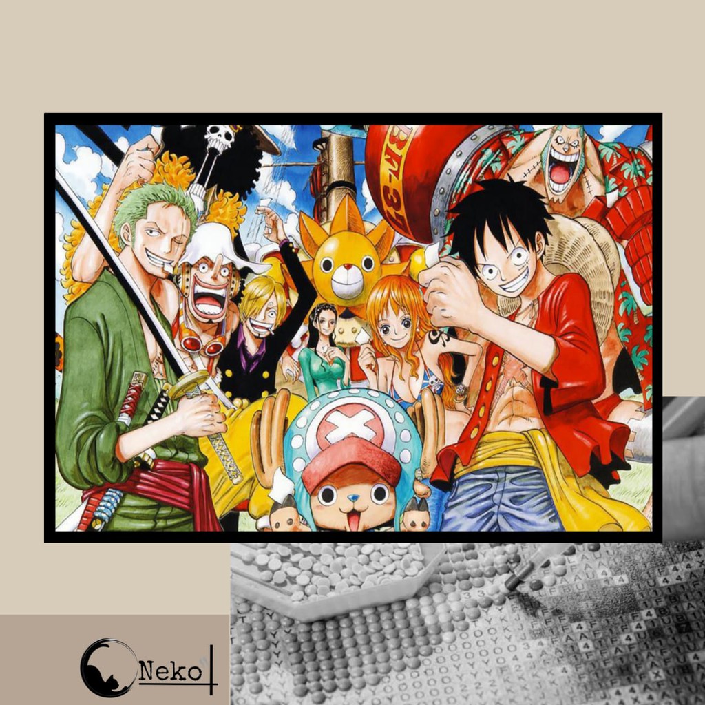

⭐Oneko⭐ Diamond 3D 5D Painting {50x40cm} Anime One Piece