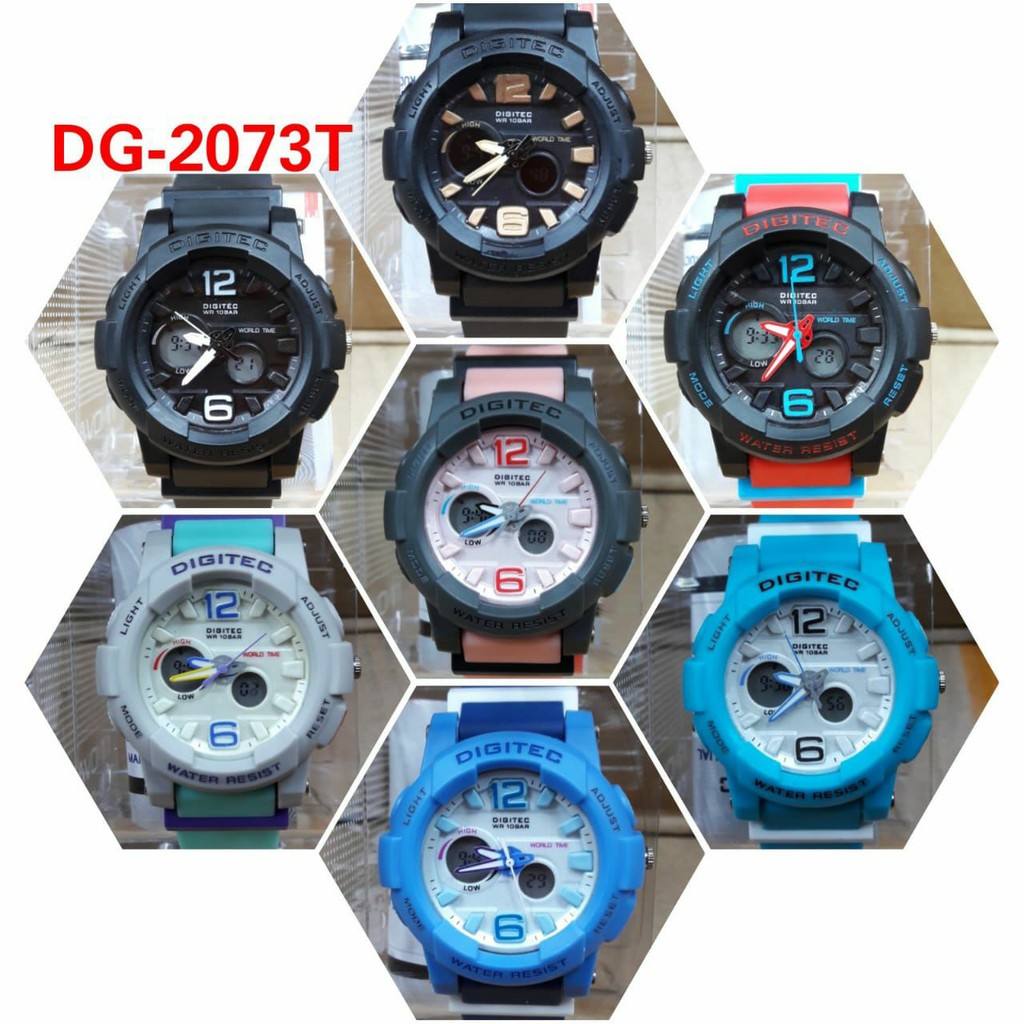 Jam Tangan Wanita Digitec DG-2073T Original.