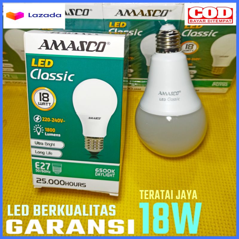 Lampu LED AMASCO 18W/16W//14W/11W/9W/7W/5W/3W