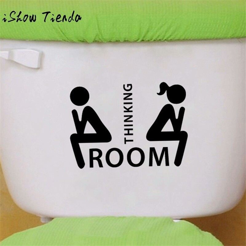 RELIZA WALLSTICKER SAKLAR TOILET THINKING ROOM