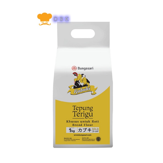 

Bungasari Kabuki Gold Tepung Terigu protein tinggi Super Premium 1 KG