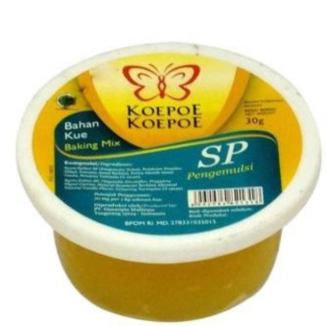 Koepoe Koepoe Sp / Bahan Ke Sp / Pengemulsi / Baking Mix 30 Gram