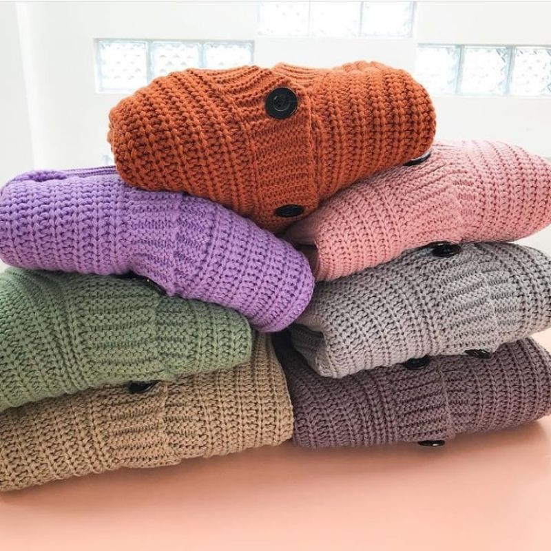 Chexicila Cardi Rajut PREMIUM Super Tebal /Premium 3get Super TEBAL Rajut adem Halus-2