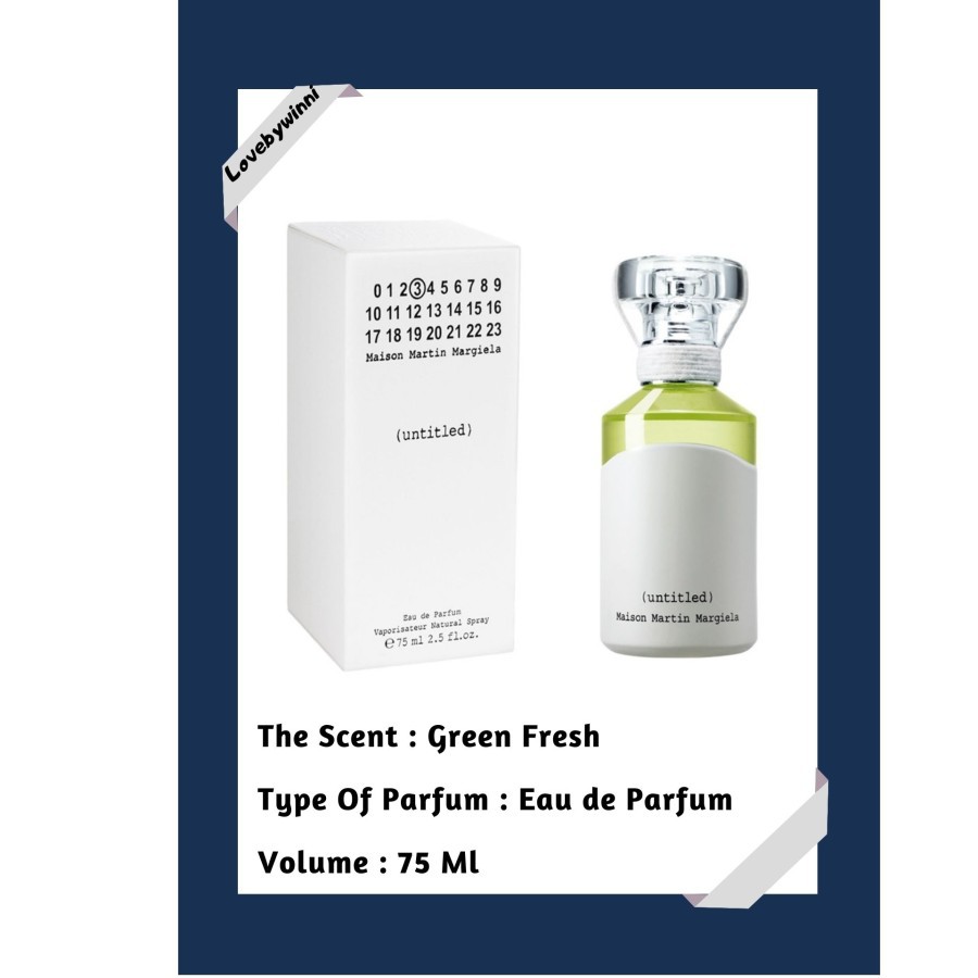 Maison Margiela Untitled Edp 75 Ml For Unisex Shopee Indonesia