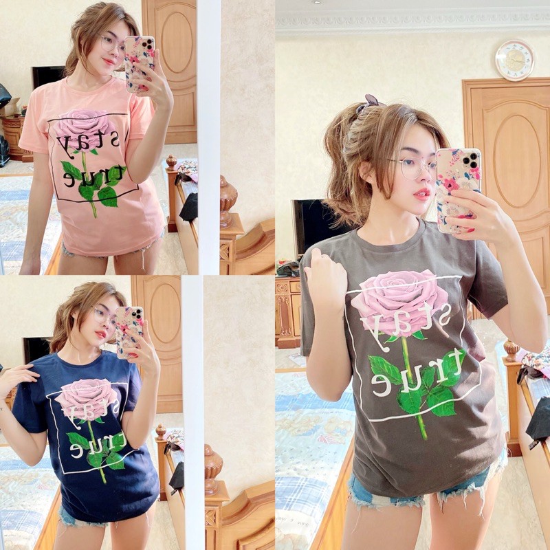 Cuanation Kaos  Wanita  Premium Combed 30s Baju Atasan 