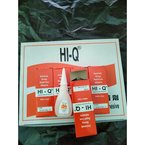 

lem serbaguna merk hi-q 1 dus / lem 3 detik merk hi-q / lem hi-q per dus