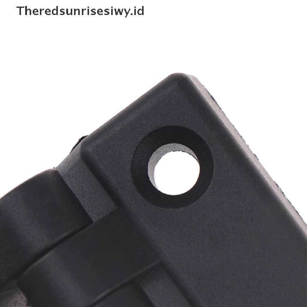 Theredsunrisesiwy.Id 1pc Engsel Pintu Lemari Mini Bahan Plastik Abs Warna Hitam