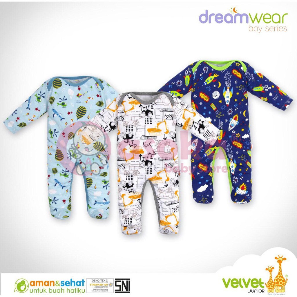 Velvet Junior Dream Wear isi 3 Boys / Cowok ASOKA