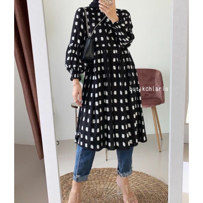 FAZA TUNIK KATUN RAYON PREMIUM / TUNIK KATUN RAYON / LONG TUNIK / ATASAN BAJU WANITA / TUNIK CASUAL 