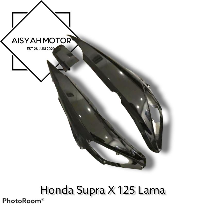 Bodi Honda Supra X 125 Lama Warna Hitam