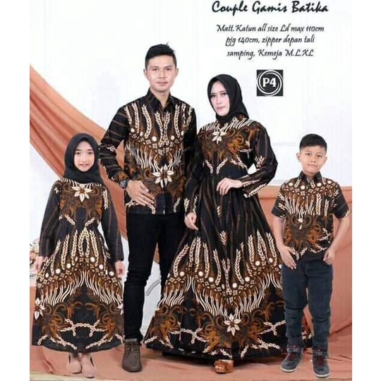 Family Set Lebaran Batik/ Couple Batik Keluarga / couple keluarga lebaran / couple keluarga lebaran 2022 / couple ibu dan anak perempuan / couple muslim